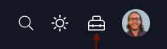 Hashnode Blog Dashboard Icon in Header